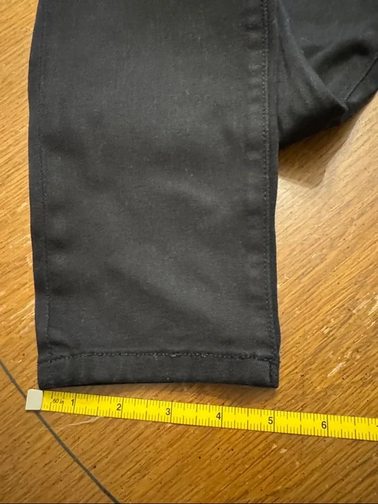 DL1961 Florence 27 Instasculpt Cropped Black Hail 26” inseam - Picture 10 of 10